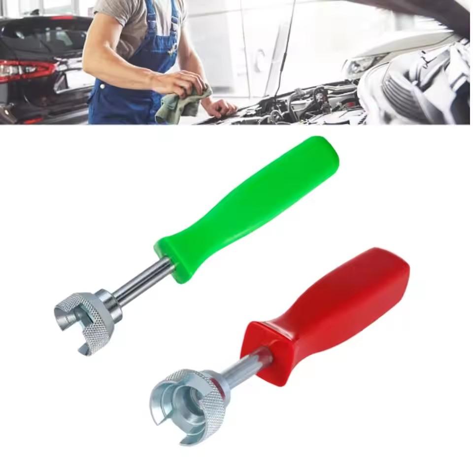Car Drum Brake Repair Install Tool Hold Down Washer Spring Shoe Compressor Brake Spring Washer Worker Alloy & Plastic 5.7 Inch