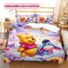 A Cozy and Warm Bedding Set Featuring Winnie The Pooh Bedtime Stories Is The Perfect Choice for Decorating A Child's Bedroom.