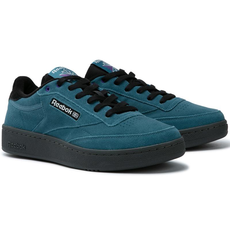 Reebok CLUB C 85 W+ Low Top Skateboard Shoes Unisex Blue Sneakers 24FRC901U0GB7