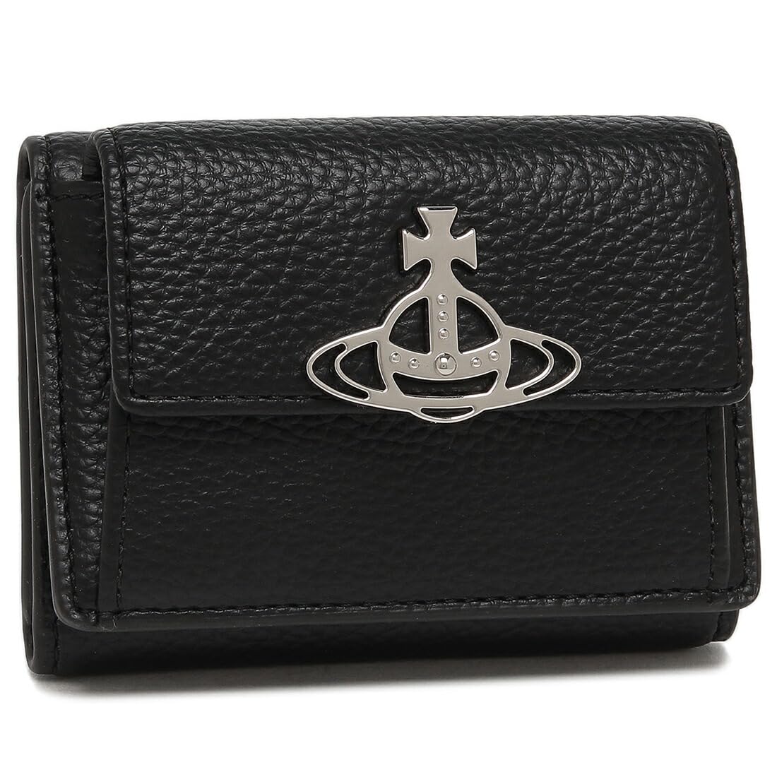 

Vivienne Westwood 5115002UW S000D N403 Women s Tri-fold Wallet, Black, [Used]