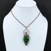 Faceted Zambian Emerald Copper Pendant Copper Wire Wrapped Jewelry Handmade Pendant Gift For Mom Wire Wrap Gemstone Pendant Emerald Jewelry