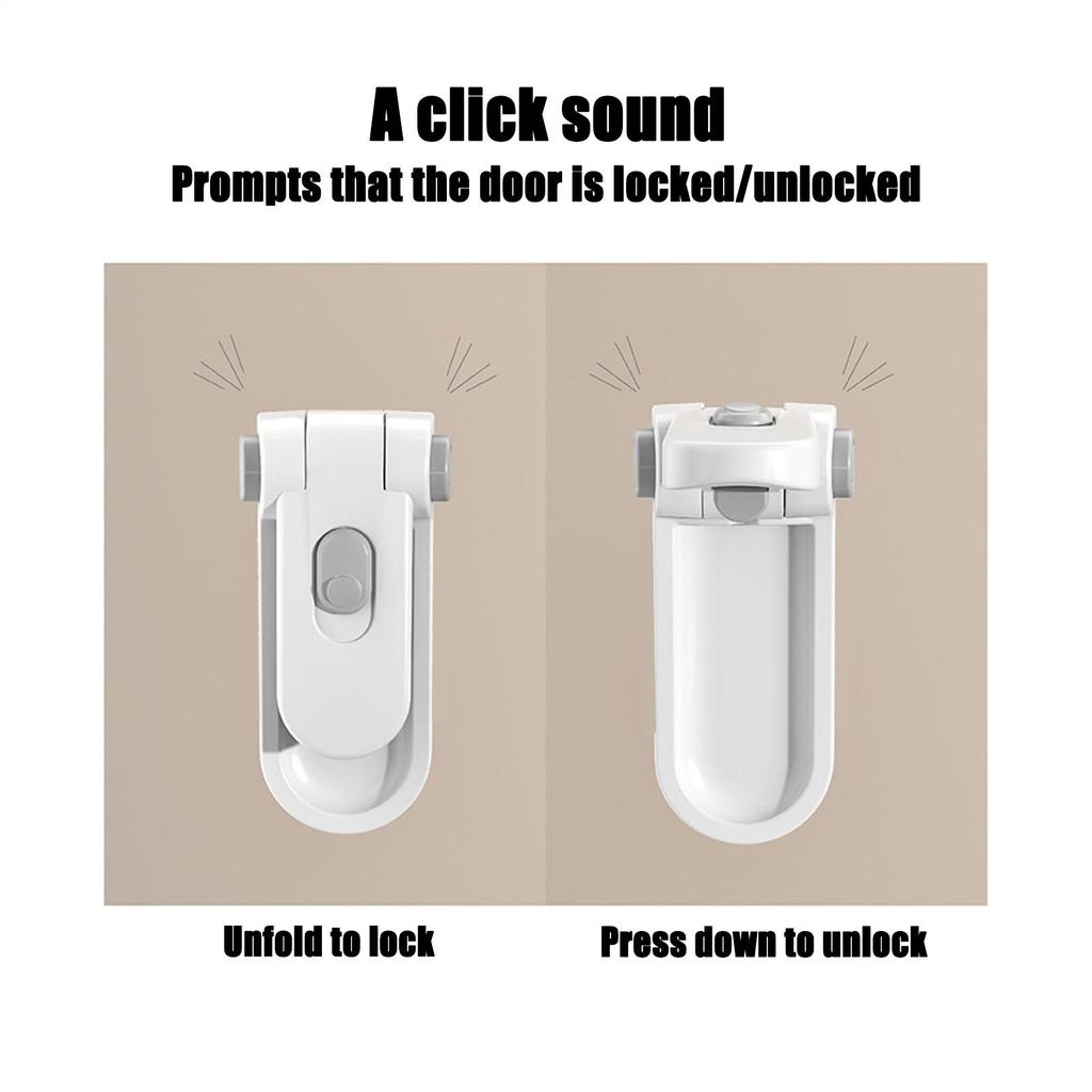 Multifunktionaler Kindersicherer Türgriff Sicherheitsverriegelung Hochbelastbar Babyschutz Sicherheitsriegel Für Balkon Küche Wohnung