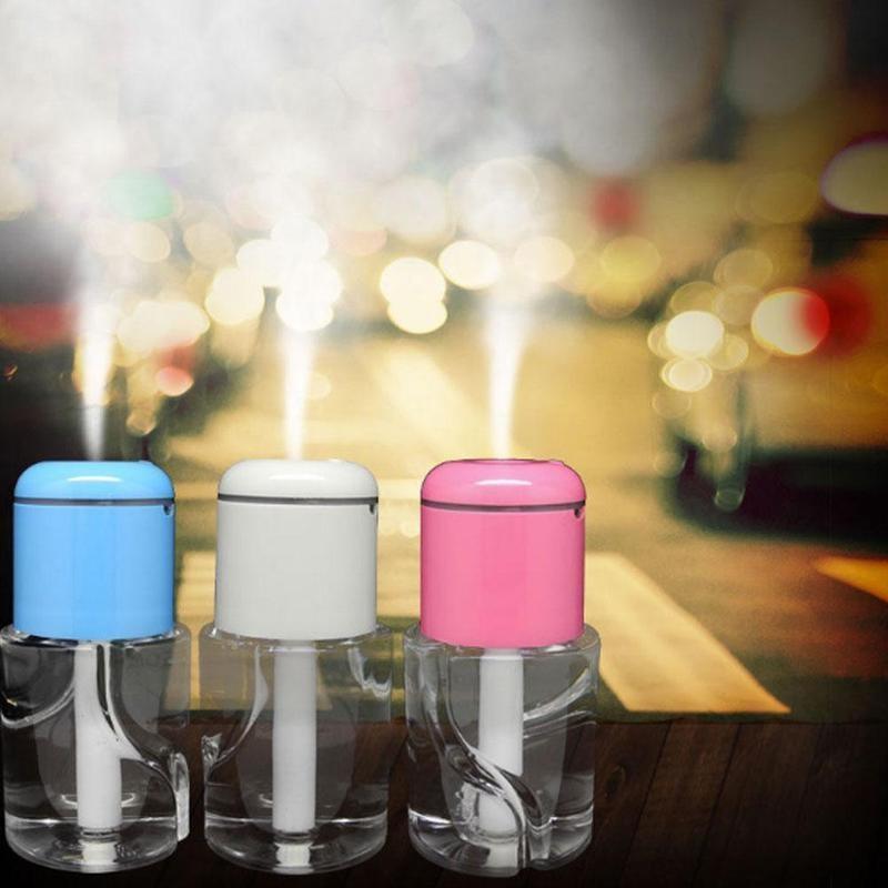 

New USB Portable Mini Water Bottle Caps Humidifier Aroma Air Diffuser Mist Maker жовтий