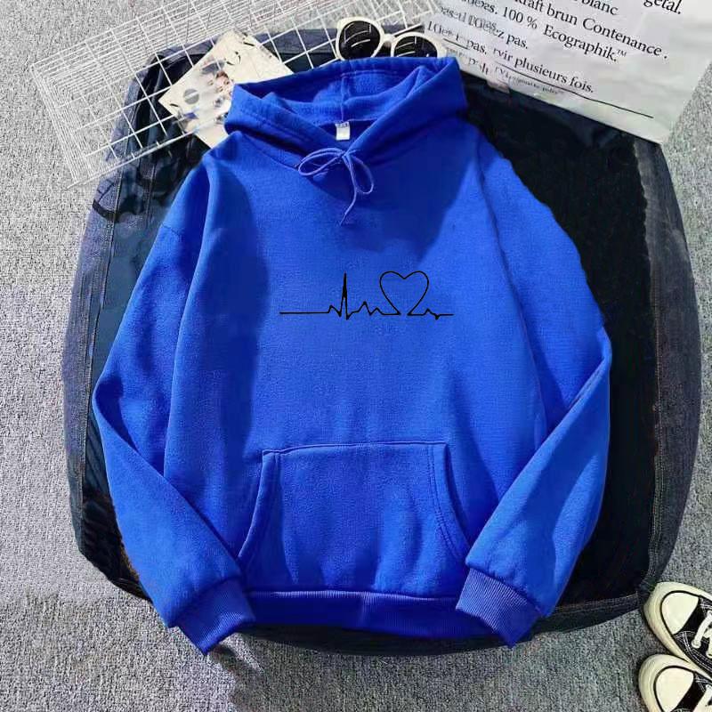 Women Sweater Hoodie With Print Pattern For Casual Winter Wear