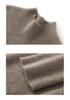 Women's Slim Fit Wool Knit Vest with Half-High Collar
