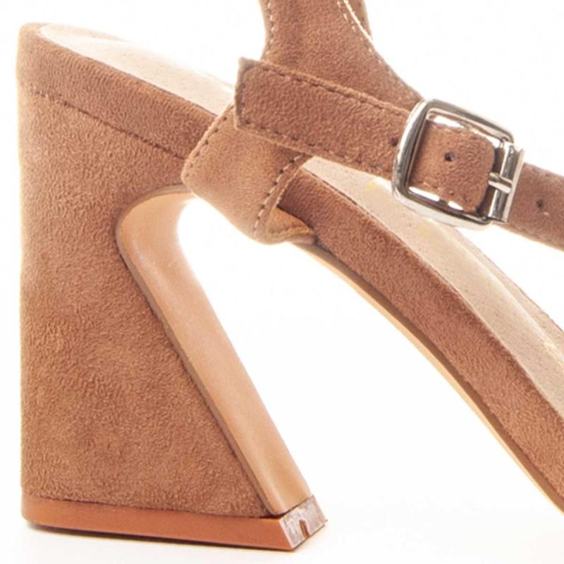 Sandalia Con Tacón Para Mujer.  Montevita  Sanndal4  88462