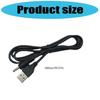 Durability PVC Insulated DC5V Power Cord with 2A Current USB to DC3.5x1.35mm Charging Cable for Home and Travel Use