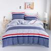 3PC 100% Cotton Duvet Cover Set Striped Printing 1PC Duvet Cover 2PC Pillowcase Cotton Soft Skin Friendly Bedding