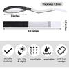 10pcs Buddy Tape Finger Straps No Slip Hook Loop Finger Splints, Reusable Fabric Buddy Wraps For Broken Toes Tw