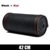 New Steering Wheel Cover Truck Handle Cover 42CM 45CM 47CM 50CM Braid Leather Car Steering Wheel Case for Truck Lorry Accessorie