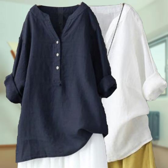 Además de ropa de cama transpirable de color sólido camisa larga de mujer  top para jersey casero comprar a buen precio — entrega gratuita, reseñas  reales con fotos — Joom