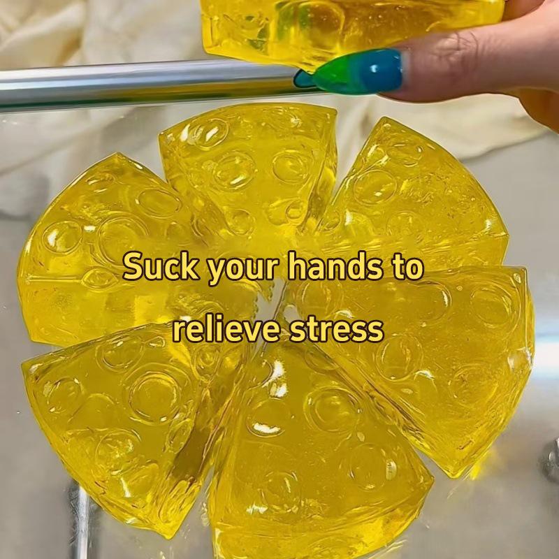 Squishy Maltose Honey Cheese Square Fidgets Pinching Funny Soft Anti-Stress Slow Rebound Squeeze Sensory Tool Kids Adults Gifts