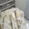 Women's Bear Printed Backpack Student's Lightweight Schoolbag