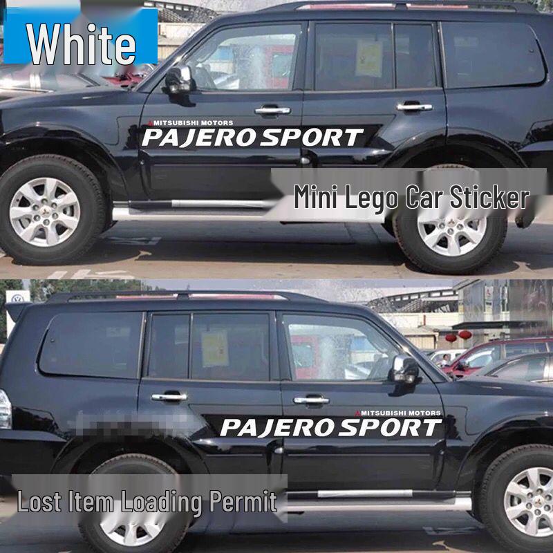 Autocolante Caroserie Mitsubishi Pajero Sport: Autocolante Dungi de Cursă & Bară de Culoare Personalizată