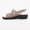 Sandales à scratch beige nevia sandal motif croco Femme SCHOLL
