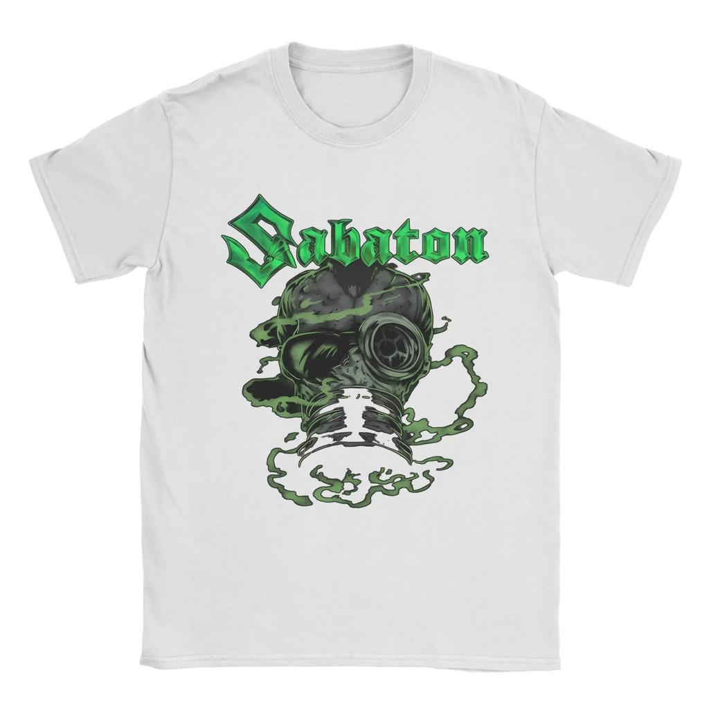 2025 Sabaton Metal Band T Shirt Mens Womens Pure Cotton Printed Top Trending Cool Gift Idea Concert Merch Heavy Metal Tee