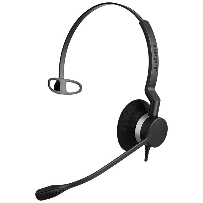 Micro-casque filaire Jabra Biz 2300 USB-C UC Mono - Supra-aural, Élimination du bruit, Micro à annulation de bruit