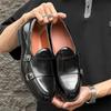 2026 New Korean Big Size Dress Shoes for Men Fashion Casual Black Leather Shoes Male Spring Autumn Buckle Designer Shoe Man