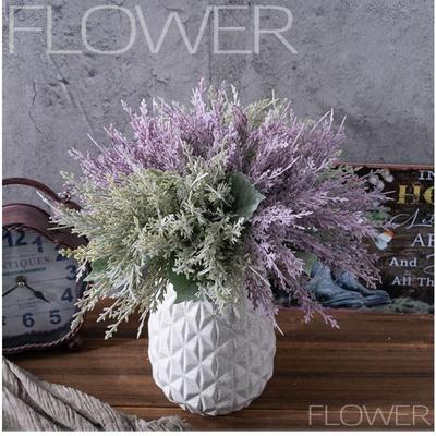 2 PCS Faux Greenery Stems Artificial Branches Plastic Sprigs Fake Foliage Picks for Christmas DIY Crafts Wreath Making Supplies Home Decorations