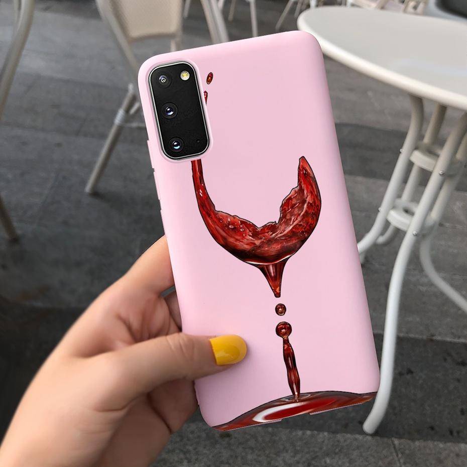 For Samsung Galaxy S20 5G S20+ Case Cover Fashion Soft Silicone Macaroon Phone Cases For Samsung S20 FE S 20 Plus S20Plus Funda