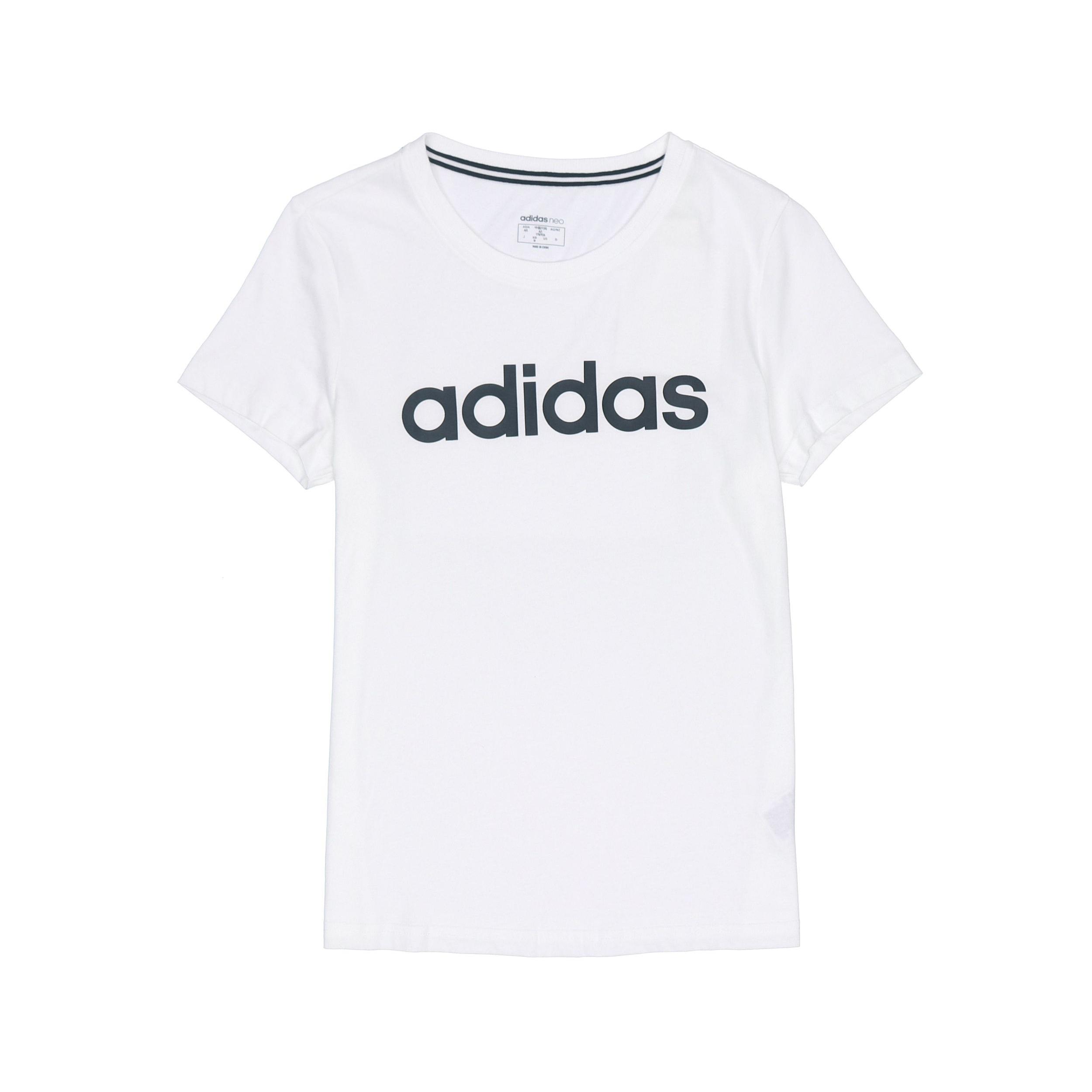 (WMNS) adidas neo W Esntl Lg T 1 Casual Sports Short Sleeve White Women s FP7873 S