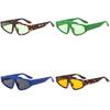 Triangular Sunglasses For Men And Women Uv400 Fashion Outdoor Eyewear With Gray Lenses For Street Style