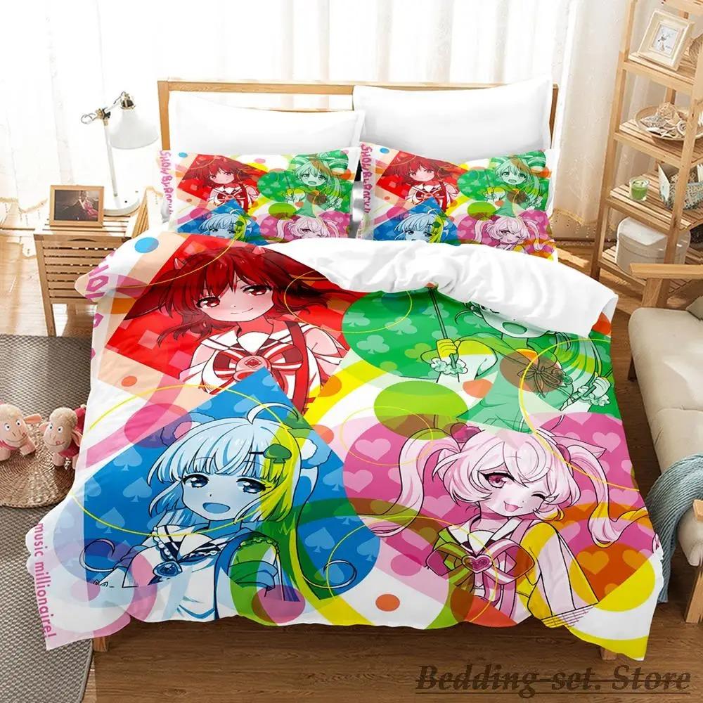 New Show By Rock! Bedding Set Single Twin Full Queen King Size Bed Set Adult Kid Bedroom Duvetcover Sets Anime Parure De Lit Bed