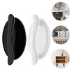 82x49 X29 Mm Door Handle Smooth Strong Home Improvement Refrigerators Self-adhesive Sliding Handle For Doors Curved Handle