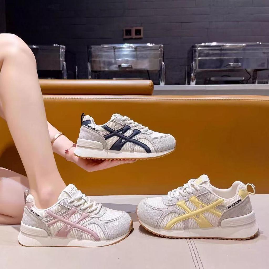 Retro platform dad shoes women's 2025 autumn new versatile, lightweight and breathable German training shoes casual sports Forrest Gump shoes