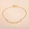 Stainless Steel Wave Cuff Bangle Bracelet for Women, Minimalist Wrist Cuff Bracelets Tarnish Free