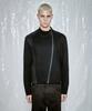 AREUBAN Mix Panel Zip-Up Jersey_Jet Black