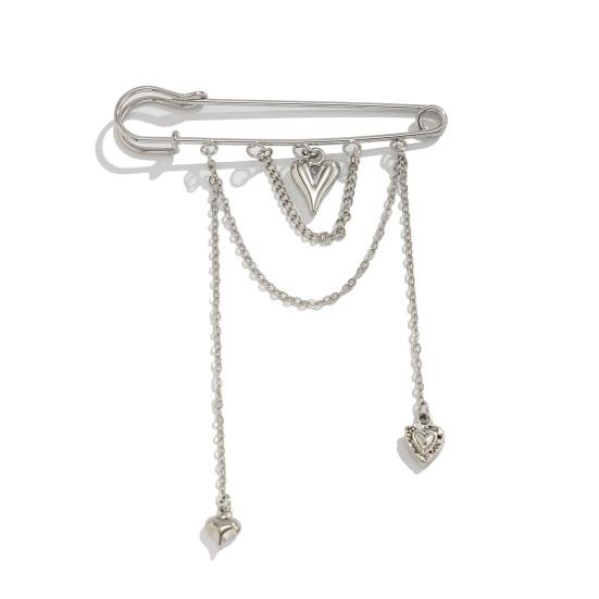 Брошь Булавка Звеньевая Булавка Свитер Шарф Цепочка Кисточка Булавка Декоративная Искусственный Жемчуг