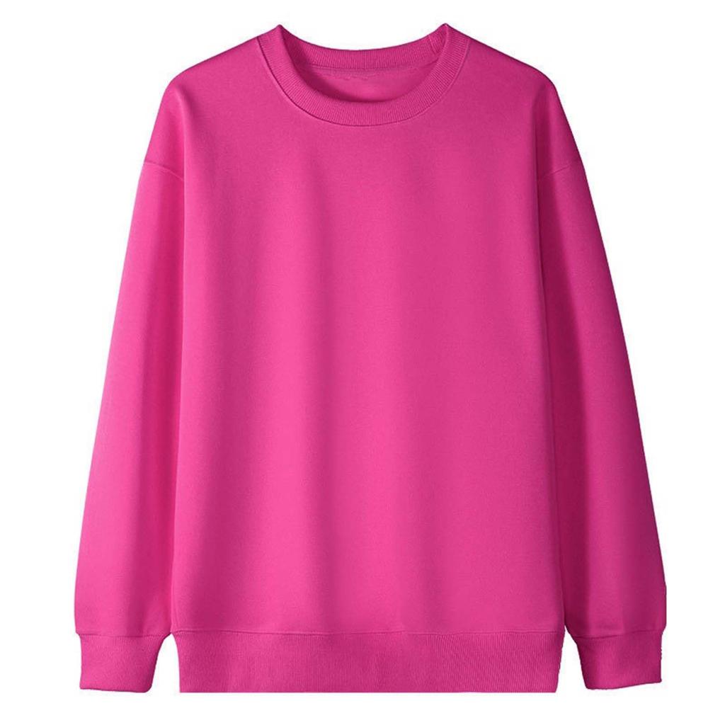 T-shirt a manica lunga unisex per bambini in cotone, colore, morbida, strato interno, maglietta per l'uso quotidiano