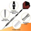 A1A2 Professional Steel Barrels PET Flight Set of 12 20 Grams Steel Tip Darts Sets with Aluminum Alloy Shaft Safe Darts Set