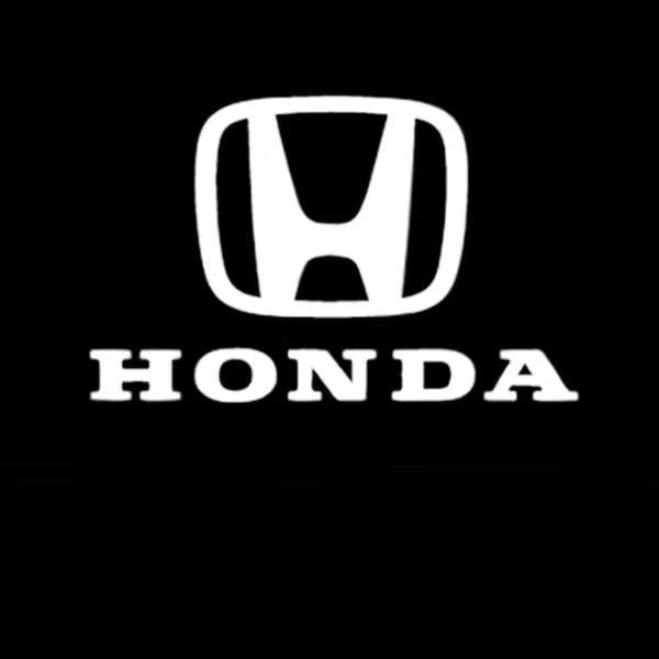 2Pcs LED Car Welcome Door Lights Emblem Accessory For Honda Civic FIT Accord Prelude CRV 5th Mugen CRZ CRX Jazz HRV Pilot Odysse RA4