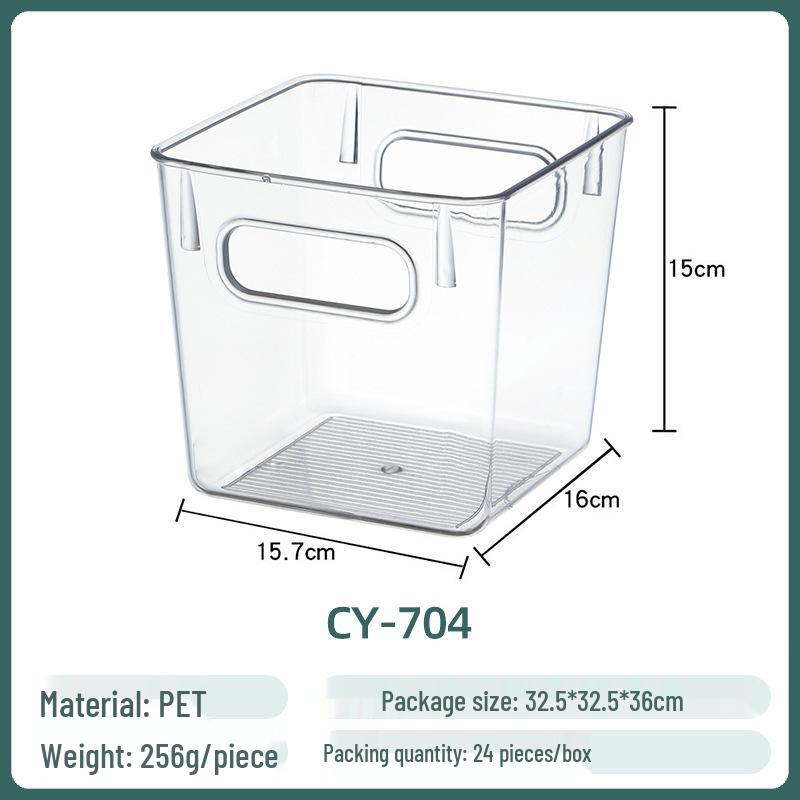 Élelmiszeripari minőségű átlátszó hűtőszekrény tárolódoboz – Nagy kapacitás a konyha rendszerezéséhez