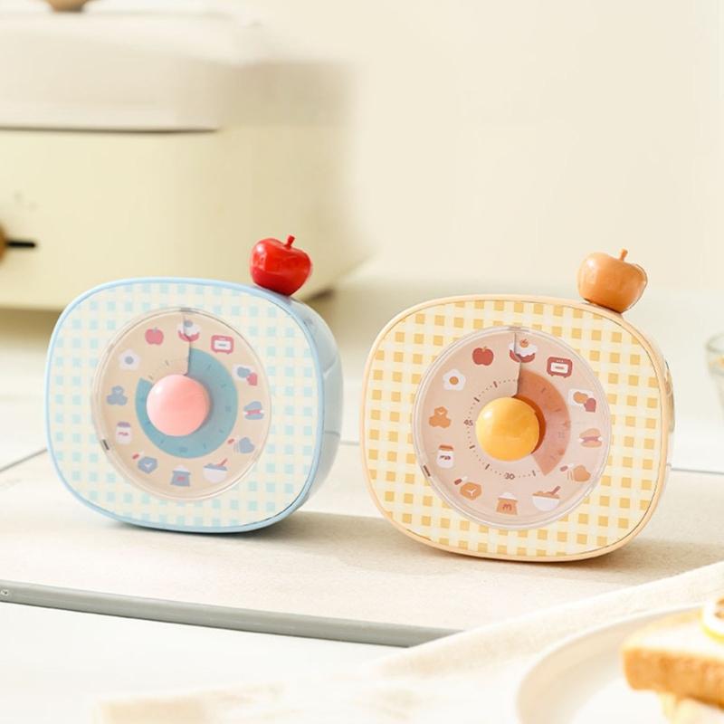 Portable Visual Rotating Timer Quiet Count Down Clock For Study Kitchen Cooking Use Time Management Device
