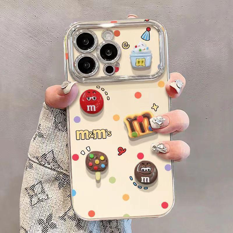 Polka Dot M Bean Compatible with VIVOS18PRO Phone Case X100/PRO/ULTRA Cartoon Redmi NOTE13PRO VIVO#IQOO10
