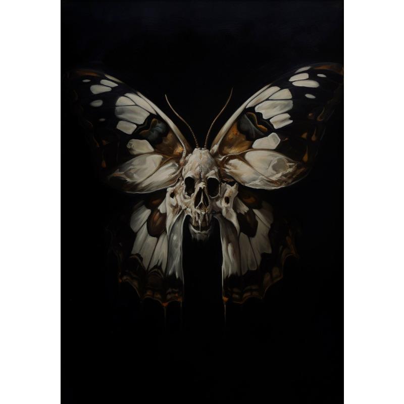 Gothic Romantic Raven Vintage Poster Victorian Animal Portrait Wolf Cat Bat Crowcanvas Painting Wall Art Living Room Home Decor