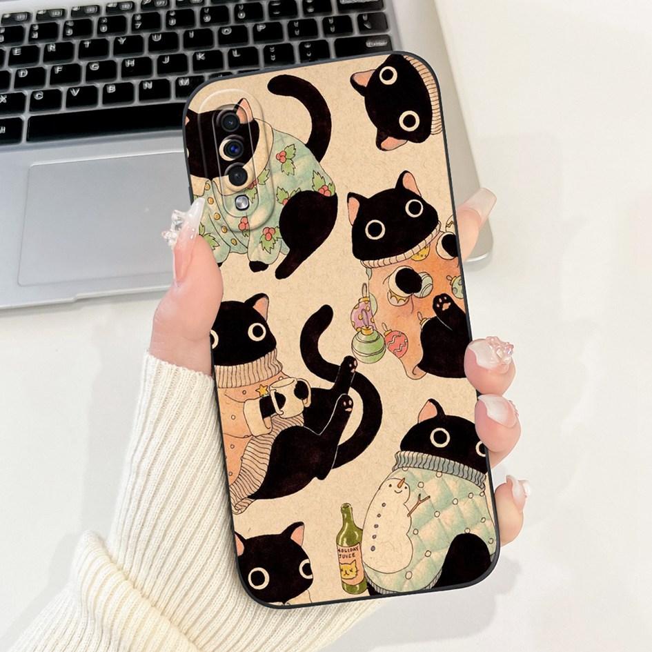 For Samsung Galaxy A50 Case SM-A505F Shockproof Cover Fashion Painted Soft Silicone Funda For Samsung A30S A50S A507F A307F Capa