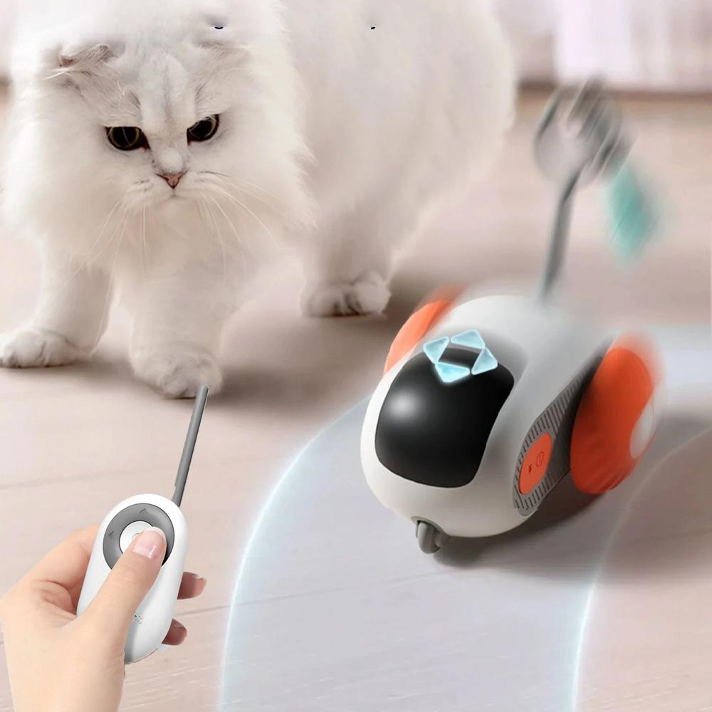 

Розумна іграшкова машинка для котів Інтерактивна іграшка для котів М’яч з автоматичним обертанням Іграшкова машинка з дистанційним керуванням Іграшкова машинка для домашніх котів Аксесуари для домашніх тварин Товари для кошенят синій