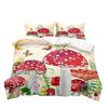 Mushroom King Duvet Cover Set Teens Girls Boys Kids Single Bedding Wonderland Enchanted Forest Butterfly Comforter Cover Set