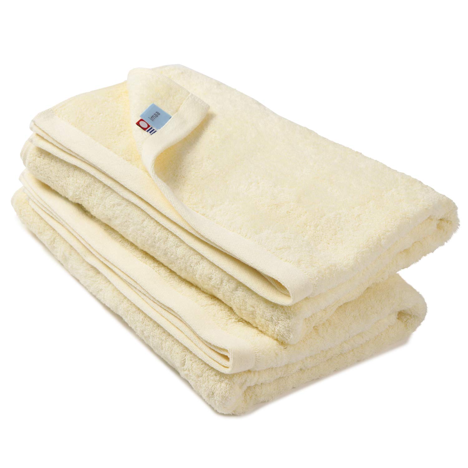 

Набор для ванной имаа Имабари Сертифицированный из желтых полотенец, 2, Хотака, Тонкий, Быстросохнущий, Впитывающий, Япония,