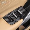 Carbon Fiber Gear Shift Knob / Window Glass Lift / Steering Wheel Cover Trim For Geely Boyue L  2024 Interior Accessories
