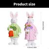 62KD Resin Spring Rabbit Beautiful Desk Animal Model Safe Toy Gift for Kids