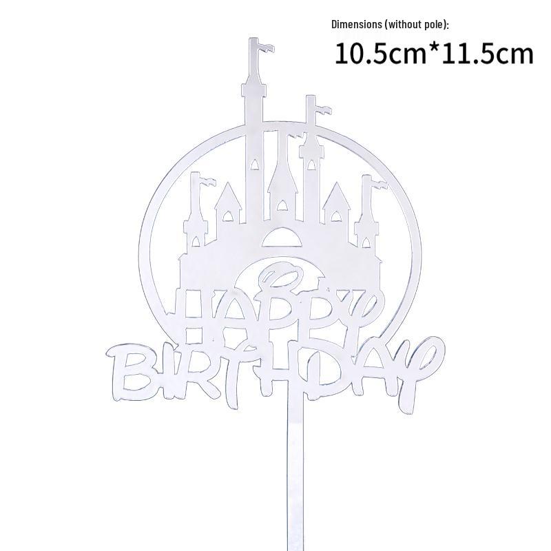 Princess and Prince Ferris Wheel Cake Topper for Birthday Decoration