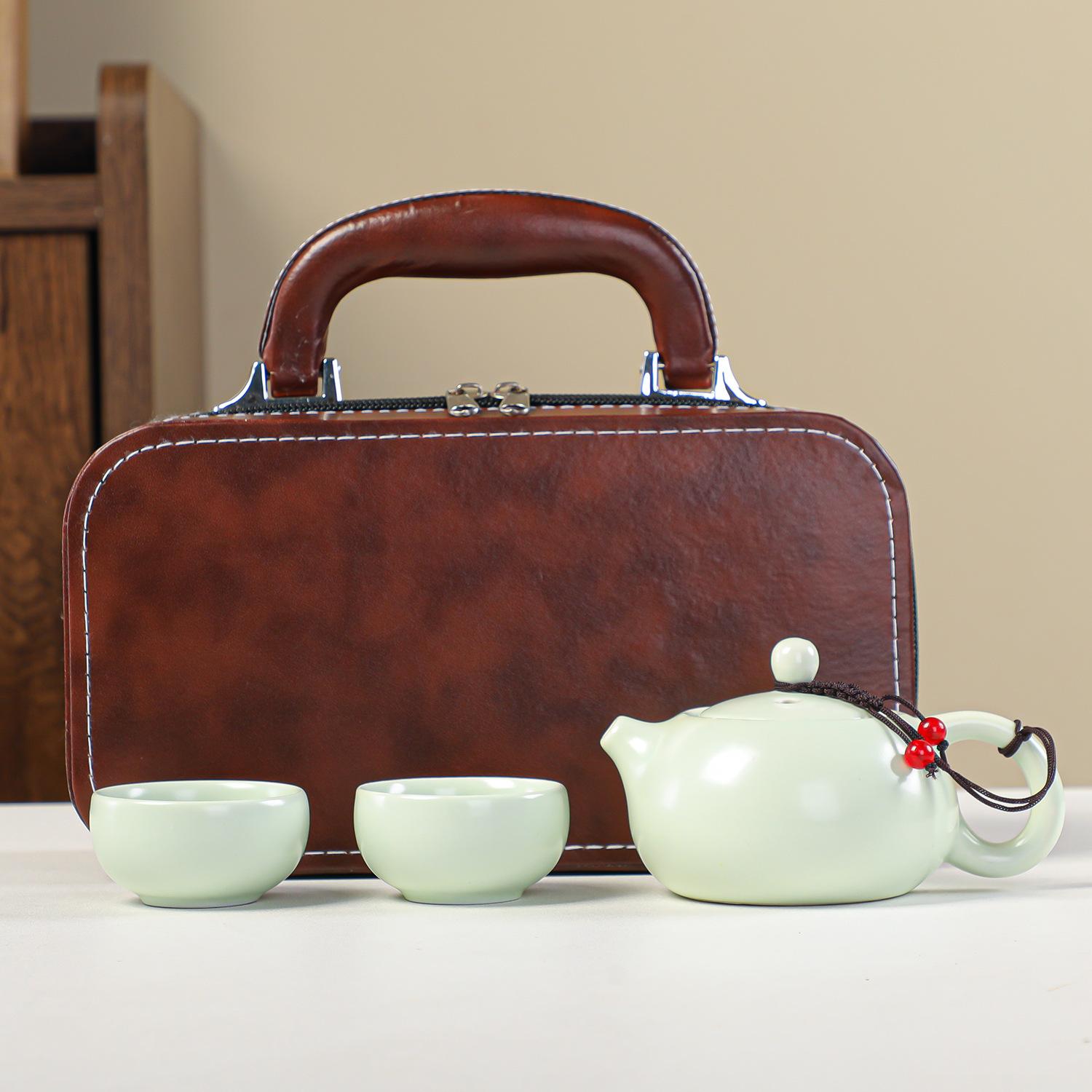 Xishi Pot, One Pot, Four Cups, Tea Set, Business Event Souvenir, Printing, Mid-Autumn Festival And National Day Store Celebration Gifts