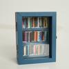 Anti-Angst-Bücherregal, kleine Bibliothek, Miniatur-Bücherregal aus Holz, Vitrine, Stressabbau, Bücherregal, Puppenhausmöbel, Mod