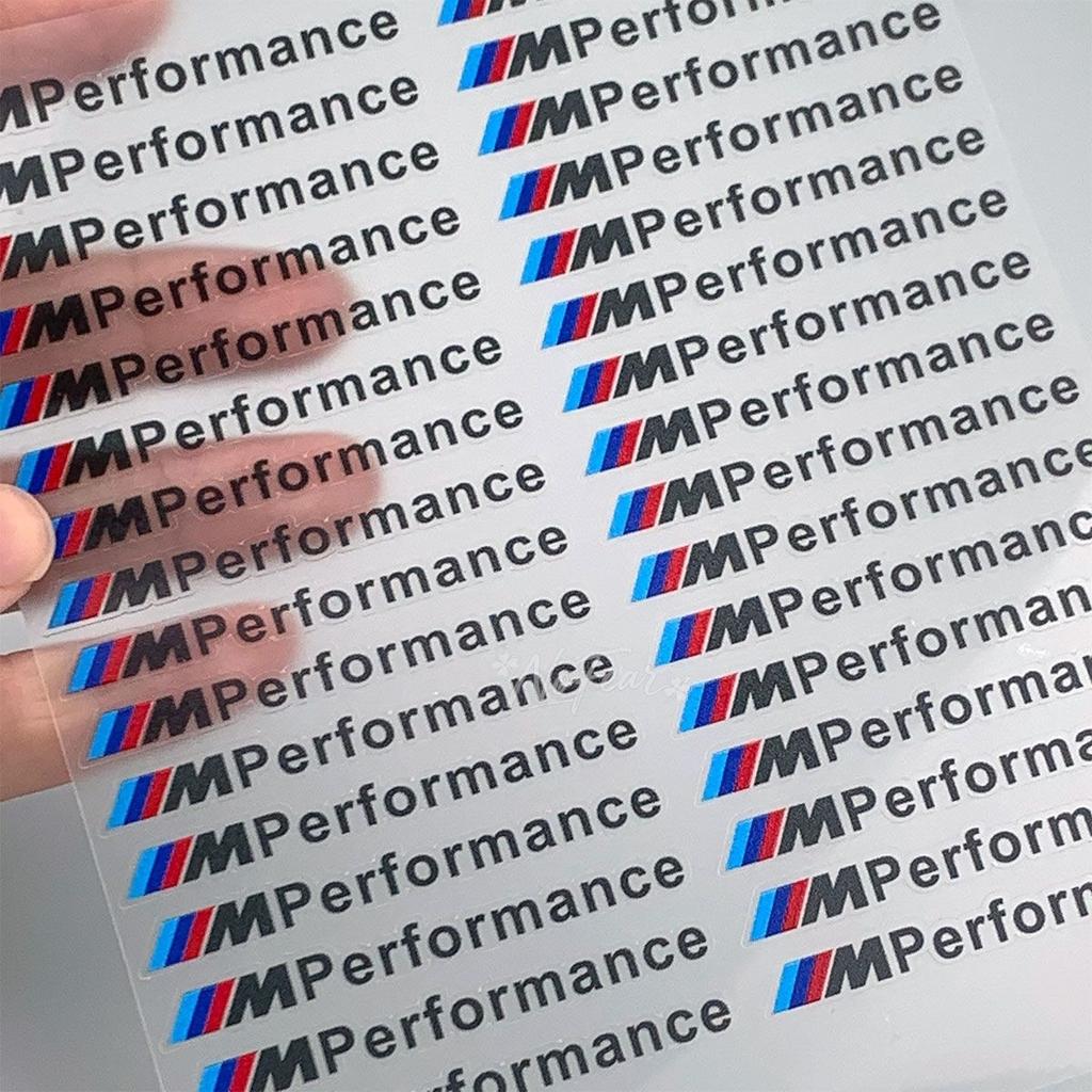 TIIU6 Car Interior Exterior Decoration Sticker For Bmw M 50TH Power Performance E28 E30 E34 E36 E46 E60 E90 F84 Waterproof Decal