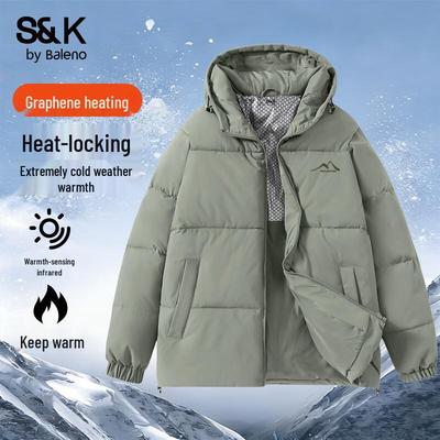 Baleno S&K Series Men's Graphene Thermal Hooded Puffer Jacket